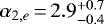 $\alpha_{2,e}\,{=}\,2.9^{&#x002B;0.7}_{-0.4}$
