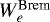 $W_e^{\textrm{Brem}}$