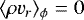 $\langle\rho v_{r}\rangle_{\phi}=0$