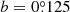 $ b=0{{\overset{\circ}{.}}}125 $