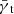 $ {{\bar{\gamma}_{\text{ t}}}} $
