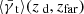 $ \langle {{\bar{\gamma}_{\text{ t}}}}\rangle ({{z_{\text{ d}}}}, z_{\mathrm{far}}) $