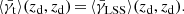 $$ \begin{aligned} \langle {\bar{\gamma }_{\mathrm{t} }}\rangle ({z_{\mathrm{d} }}, {z_{\mathrm{d} }}) \,{=}\,\langle {\bar{\gamma }_{\mathrm{LSS} }}\rangle ({z_{\mathrm{d} }},{z_{\mathrm{d} }}). \end{aligned} $$