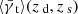 $ \langle {{\bar{\gamma}_{\text{ t}}}}\rangle ({{z_{\text{ d}}}}, {{z_{\text{ s}}}}) $