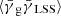 $ \langle {{\bar{\gamma}_{\text{ g}}}}{{\bar{\gamma}_{\text{ LSS}}}}\rangle $