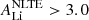 $ A_{{\rm{Li}}}^{{\rm{NLTE}}} > 3.0 $