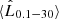 $ \langle \hat{L}_{0.1{-}30} \rangle $