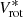 $ V_{\mathrm{rot}}^{*} $