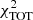 $ \chi _{{\rm{TOT}}}^2 $