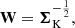 $$ \begin{aligned} \mathbf W = \boldsymbol{\Sigma }_{\rm K}^{-\frac{1}{2}}, \end{aligned} $$