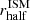$ r^{\mathrm{ISM}}_{\mathrm{half}} $