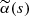$ \widetilde{\alpha}({s}) $