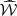 $ {\widehat{\mathcal{W}}} $
