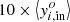 $ 10 \times \left\langle {y_{i,{\rm{in}}}^o} \right\rangle $