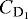 $C_{\textrm{D}_1}$