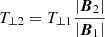 $$ \begin{aligned} T_{\perp 2} = T_{\perp 1} \frac{\left| {\boldsymbol{B}}_{2} \right|}{\left| {\boldsymbol{B}}_{1} \right|} \end{aligned} $$