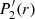 $ P_2^\prime (r) $