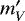 $m_{V}^{\prime}$
