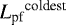 ${L_{\textrm{pf}}}^{\textrm{coldest}}$