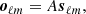 $$ \begin{aligned} \boldsymbol{o}_{\ell m}= A\boldsymbol{s}_{\ell m}, \end{aligned} $$