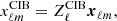 $$ \begin{aligned} x_{\ell m}^\mathrm{CIB}= Z_{\ell }^\mathrm{CIB} \boldsymbol{x}_{\ell m} ,\end{aligned} $$