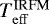 $T_{\mathrm{eff}}^{\textrm{IRFM}}$