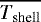 $\overline{T_{\textrm{shell}}}$
