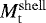 $M_{\mathrm{t}}^{\mathrm{shell}}$