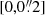 $ [0,0{{\overset{\prime\prime}{.}}}2] $
