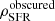 $ \rho^{\mathrm{obscured}}_{\mathrm{SFR}} $