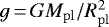 $g\,{=}\,GM_{\mathrm{pl}}/R_{\mathrm{pl}}^2$