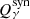 $ Q_{\gamma}^{\mathrm{syn}} $