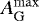 $A_{\mathrm{G}}^{\mathrm{max}}$