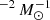 $ ^{-2}\,M_{\odot}^{-1} $