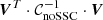 $ {\boldsymbol{V}}^T \cdot \mathcal{C}_{\mathrm{noSSC}}^{-1} \cdot {\boldsymbol{V}} $