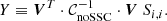$$ \begin{aligned} Y \equiv {\boldsymbol{V}}^T \cdot \mathcal{C} _{\mathrm{noSSC} }^{-1} \cdot {\boldsymbol{V}} \ S_{i,i}. \end{aligned} $$