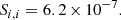$$ \begin{aligned} S_{i,i} = 6.2\,{\times }\,10^{-7}. \end{aligned} $$