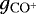 $g_{\mathrm{{CO^&#x002B;}}}$