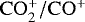 $\mathrm{CO_{2}^&#x002B;/CO^&#x002B;}$