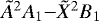 ${\tilde{A}^2A_1{-}\tilde{X}^2B_1}$