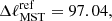 $ \Delta\ell_{\mathrm{MST}}^{\mathrm{ref}} = 97.04, $
