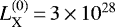 $L^{(0)}_{\textrm{X}}\,{=}\,3\,{\times}\,10^{28}$