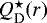 $Q^{\star}_{\textrm{D}}(r)$