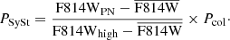 $$ \begin{aligned} P_{\rm SySt} = \frac{\mathrm{F814W}_{\rm PN}-\overline{\mathrm{F814W}}}{\mathrm{F814W}_{\rm high}-\overline{\mathrm{F814W}}} \times P_{\rm col}\cdot \end{aligned} $$