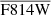 $ \overline{\mathrm{F814W}} $