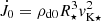 $ \dot{J}_0=\rho_{\mathrm{d0}}R_{\star}^{3}v_{\mathrm{K\star}}^{2} $