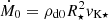 $ \dot{M}_0=\rho_{\mathrm{d0}}R_\star^2v_{\mathrm{K\star}} $