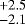 $^{&#x002B;2.5}_{-2.1}$