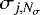 $\sigma_{j,{N_{\sigma}}}$