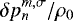 ${\delta p}_{n}^{{m,\sigma}}/\rho_{0}$